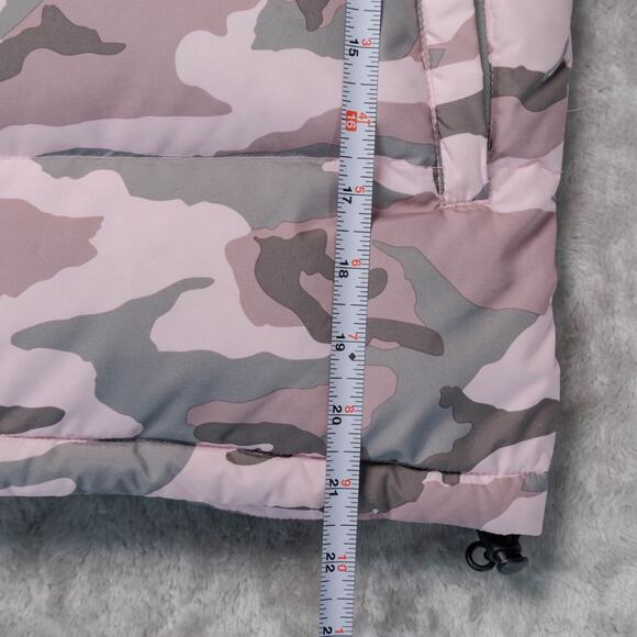 Browning Pink Camouflage Camo Goose Down Puffer Vest Womens Size XS - Picture 7 of 15